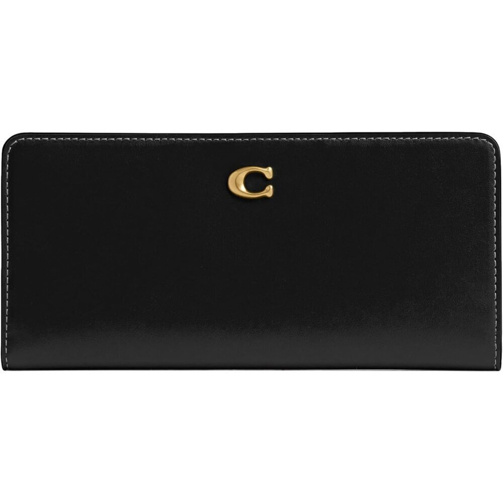 Women's Essential Skinny Wallet, Black, One Size